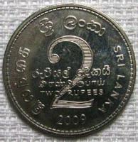 2 рупии 2009г.