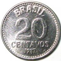 20 сентавос 1987 год